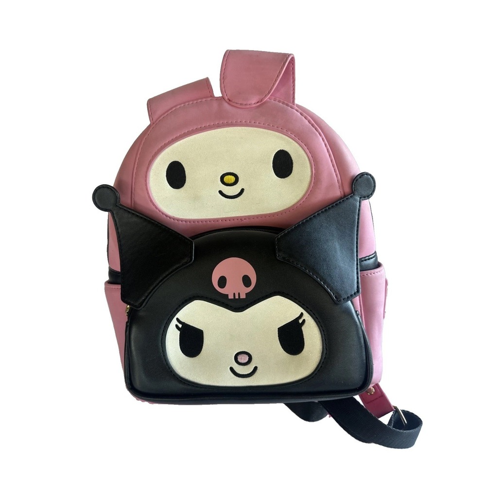 Loungefly Sanrio My Melody Kuromi Mini Backpack Pink Purple Adjustable